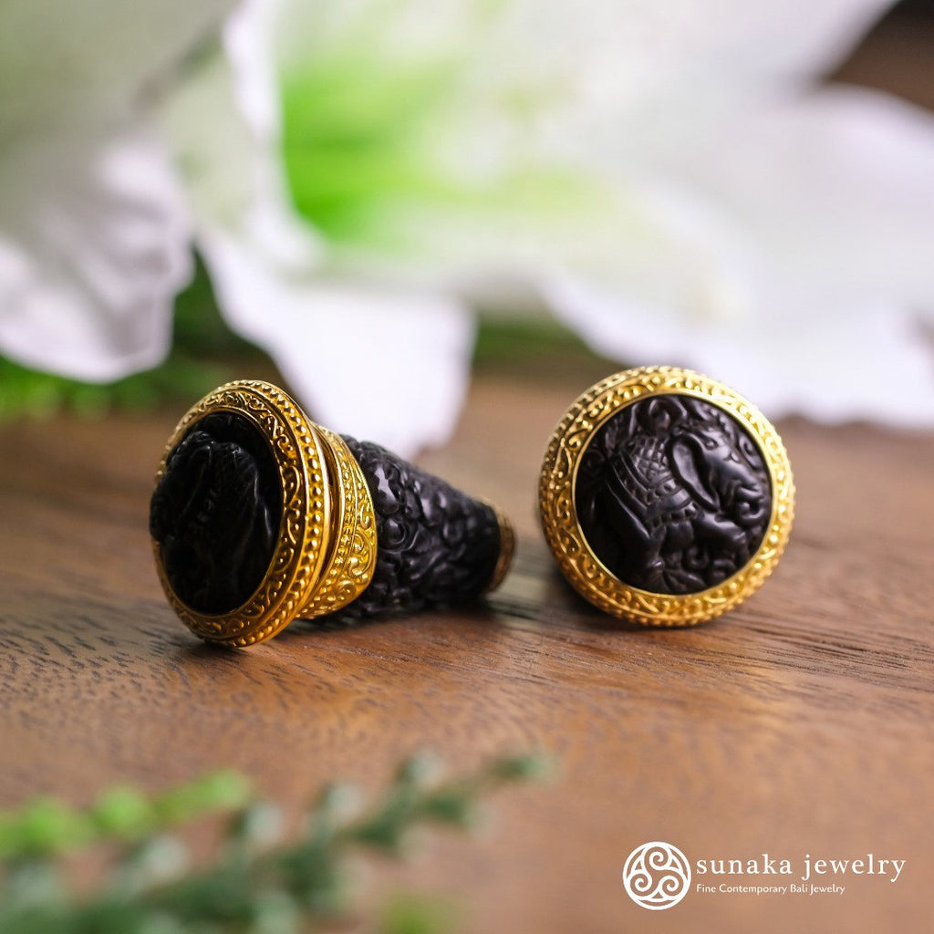 Subeng Collection Gold Plated Elephant (small)