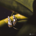 Anting Stud Perak 925 Koleksi Keong Mas Model