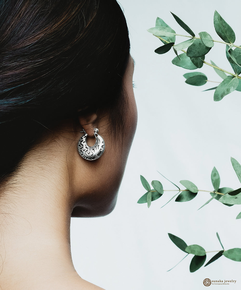 Anting Hoop Perak 925 Koleksi Bhineka
