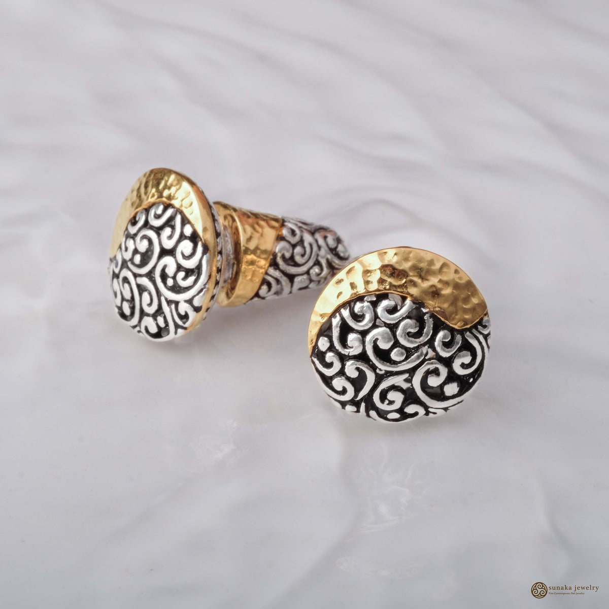 925 Silver Small Subeng Earrings Ayung Collection