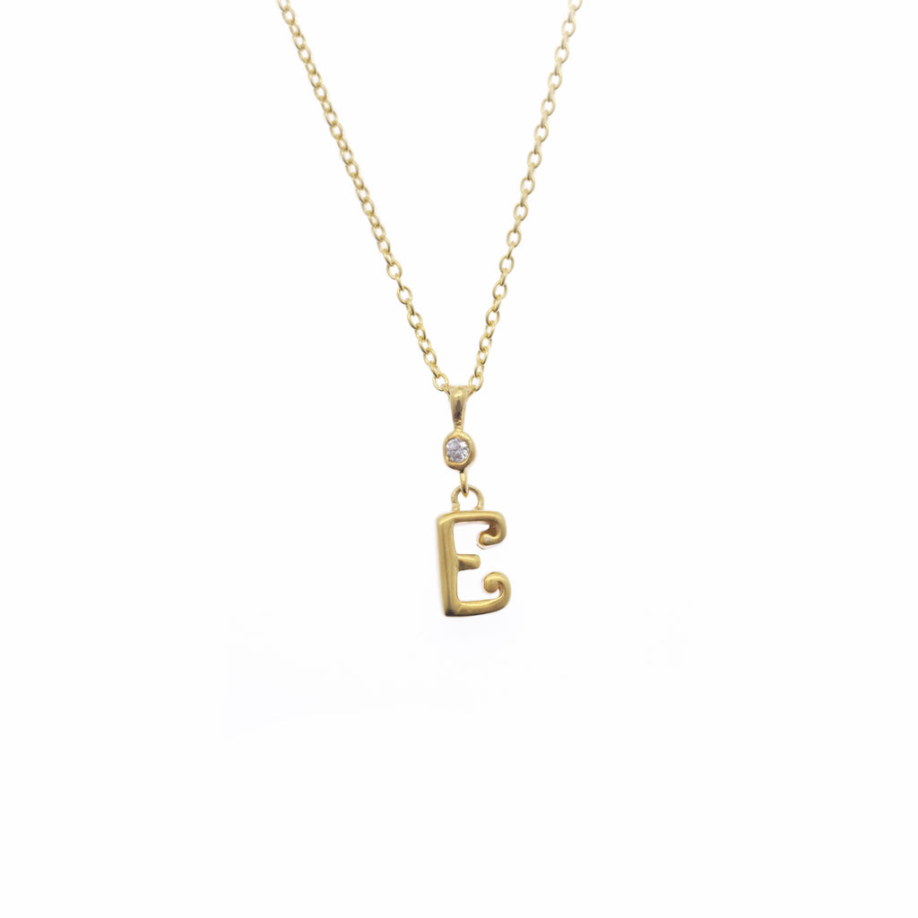 Pendant Alphabet Gold Plated