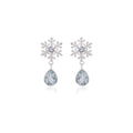 Anting Tear Drop Perak 925 Koleksi Fraktal Sterling Silver
