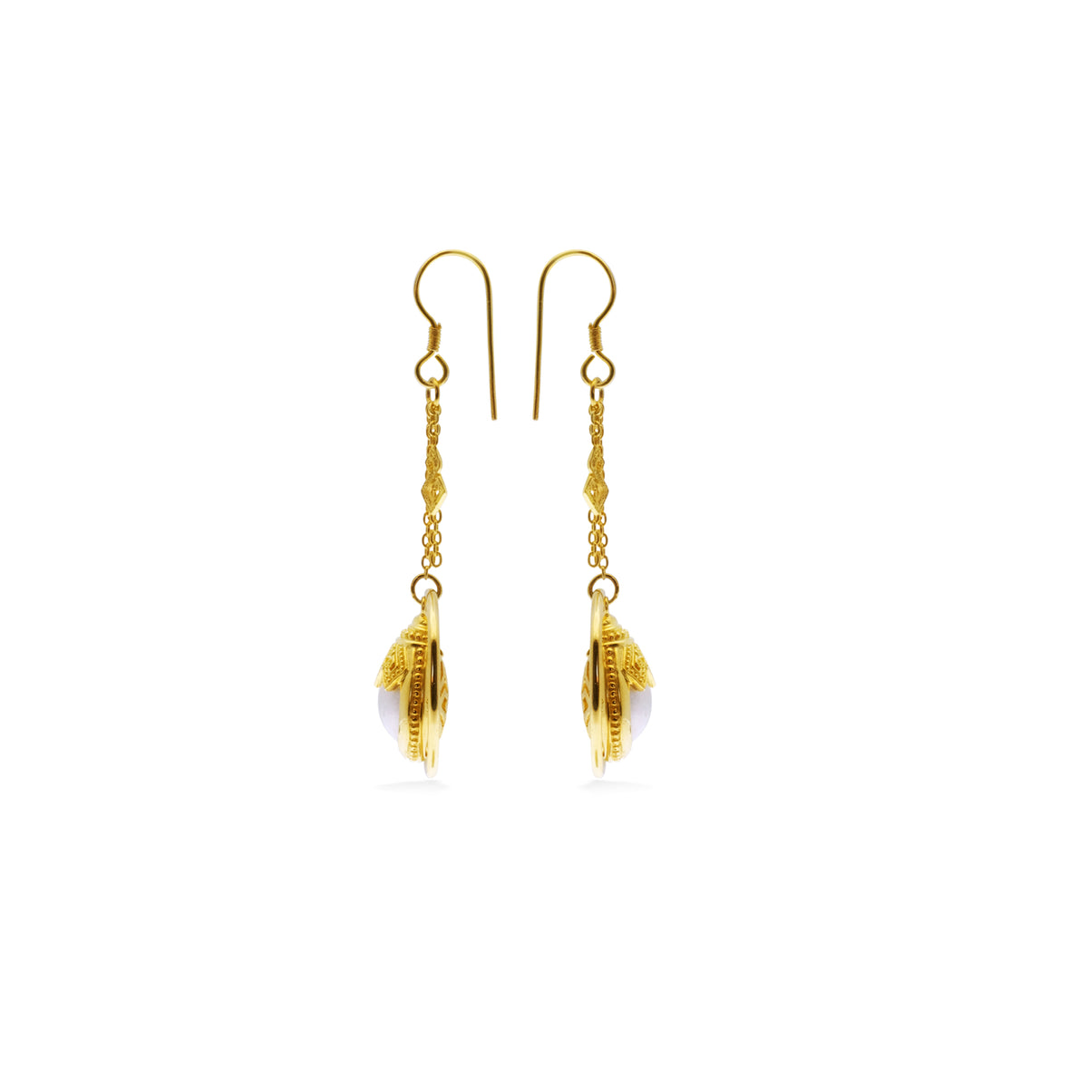 Anting Dangling Perak 925 Koleksi Mutiara Mandalika