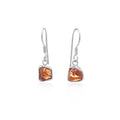 925 Silver Drop Earrings with Pristine Collection Rawstone