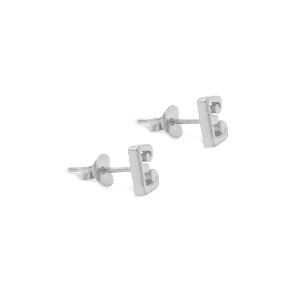 Anting Stud Perak 925 Koleksi Alphabet