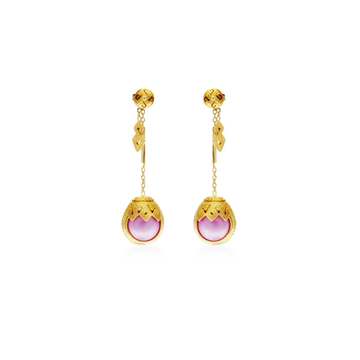 Anting Drop Perak 925 Koleksi Mutiara Mandalika