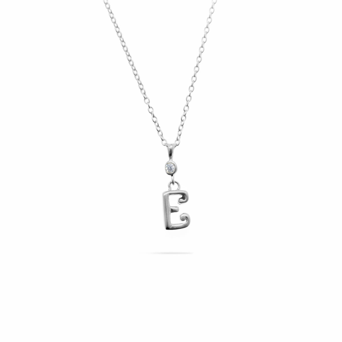 Silver Alphabet Pendant