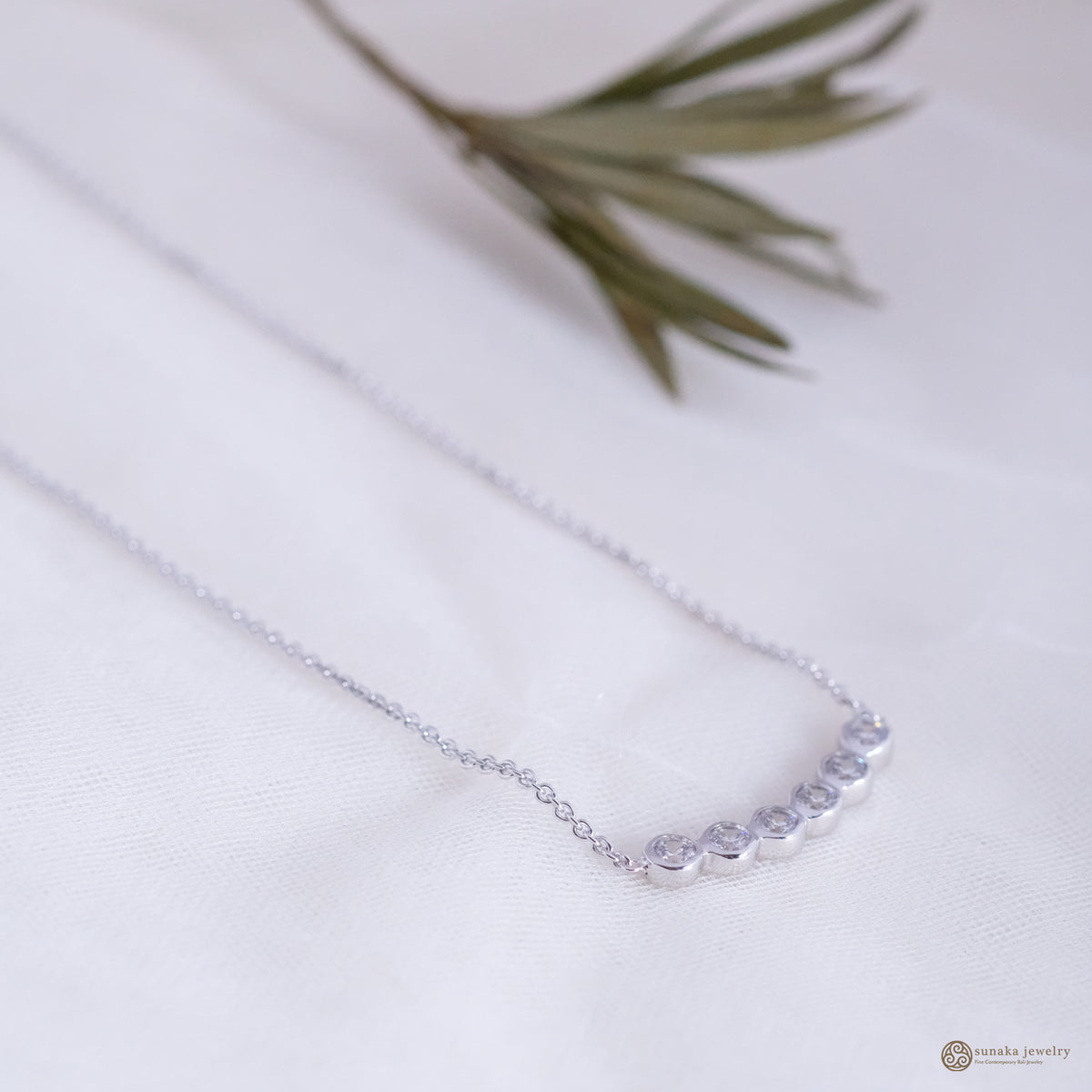 Petite Circle Collection Necklace 925 Sterling Silver
