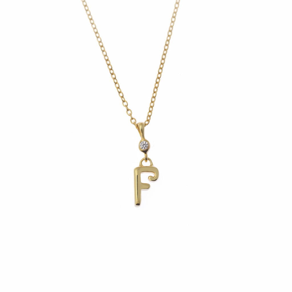 Pendant Alphabet Gold Plated