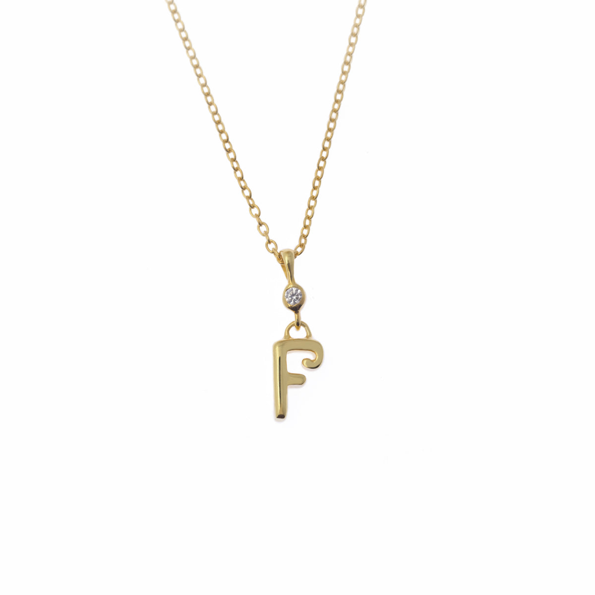 Pendant Alphabet Gold Plated