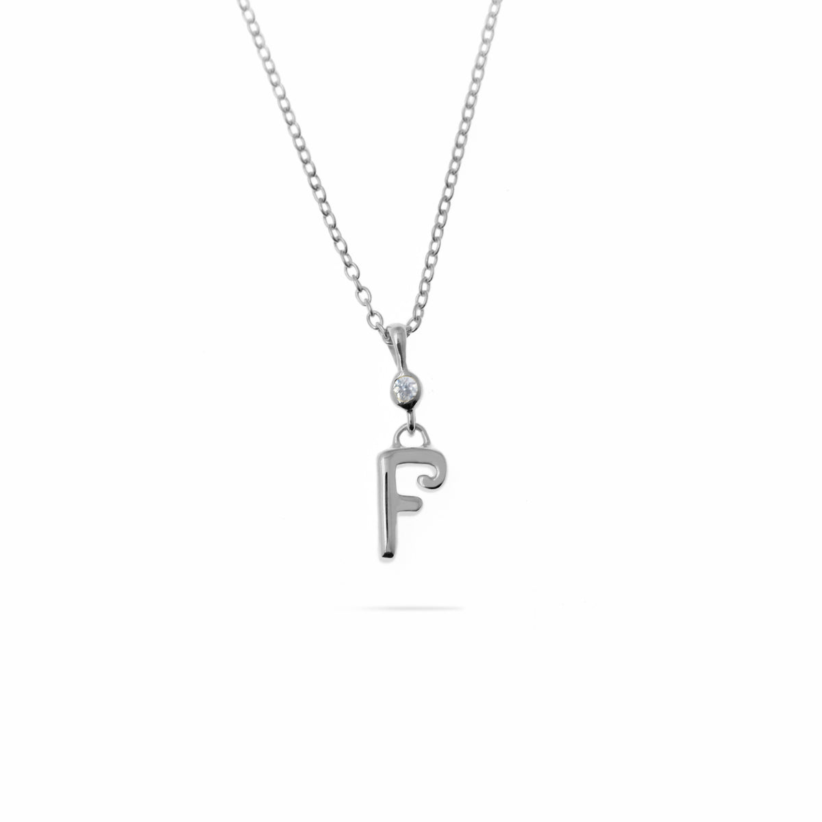 Silver Alphabet Pendant