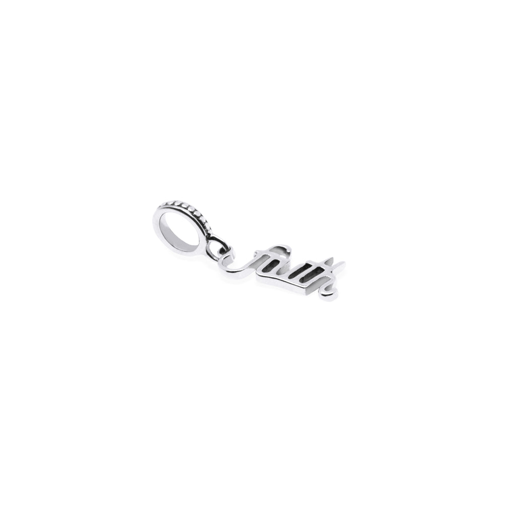 925 Sterling Silver Faith Charm
