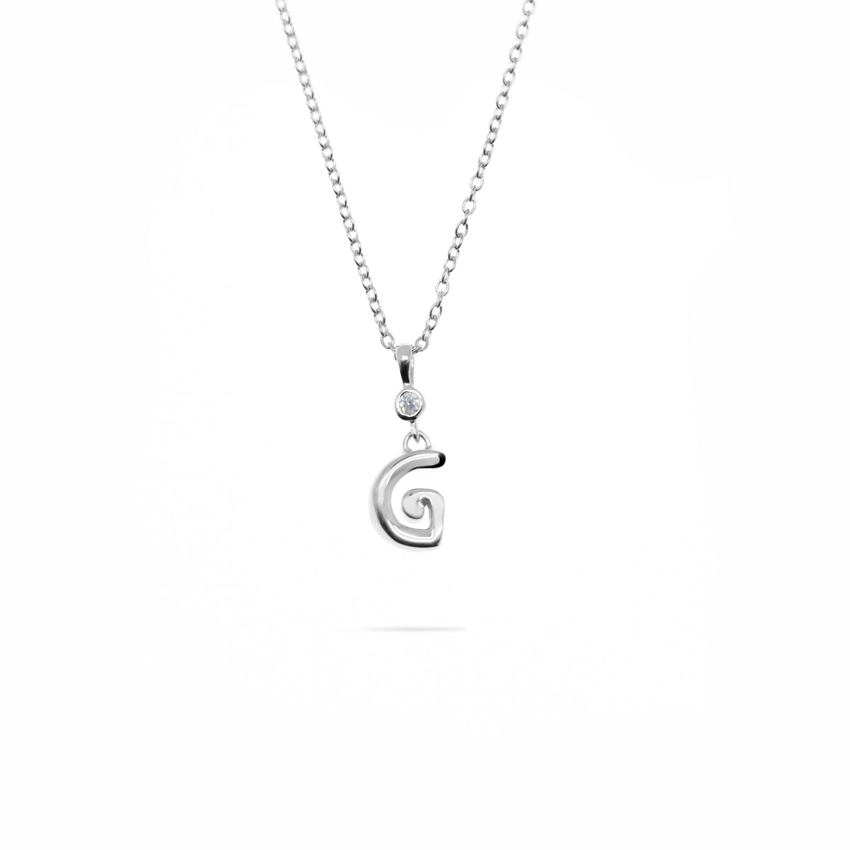 Silver Alphabet Pendant