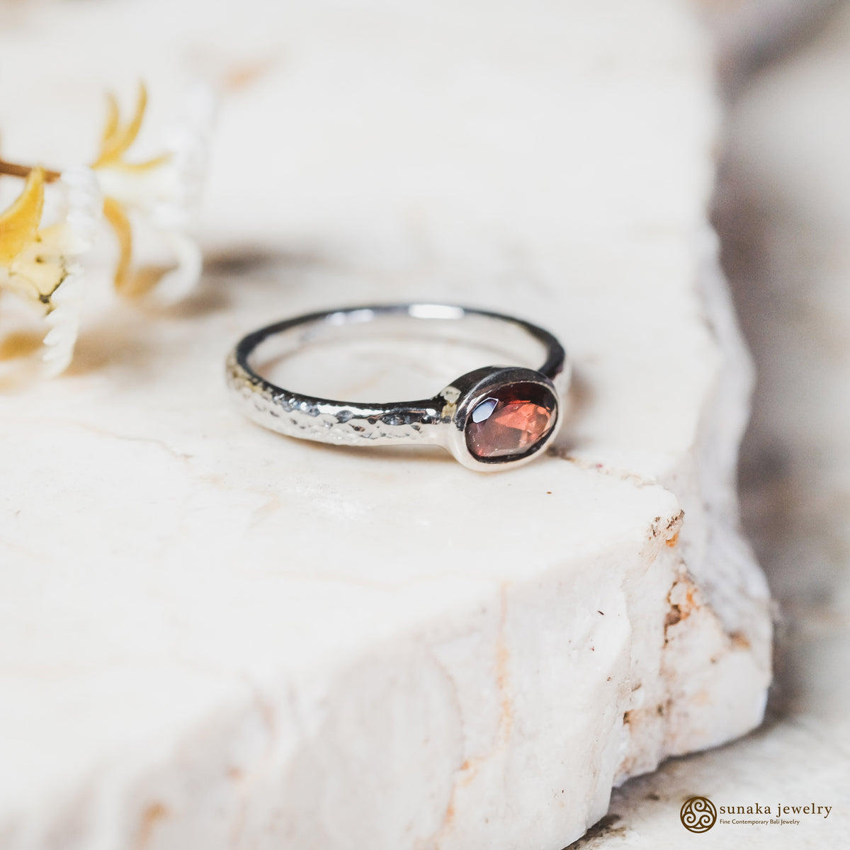 Cincin Perak 925 Koleksi  Hammer Permata