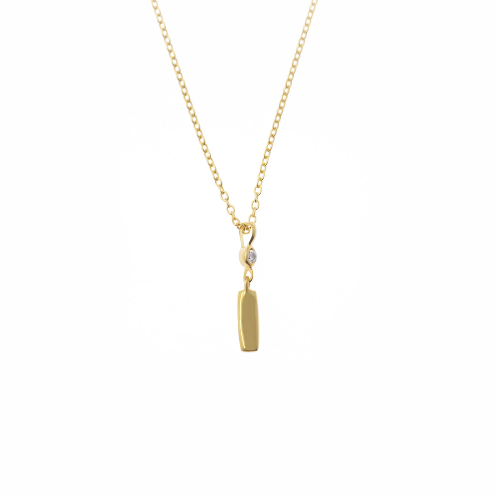 Pendant Alphabet Gold Plated