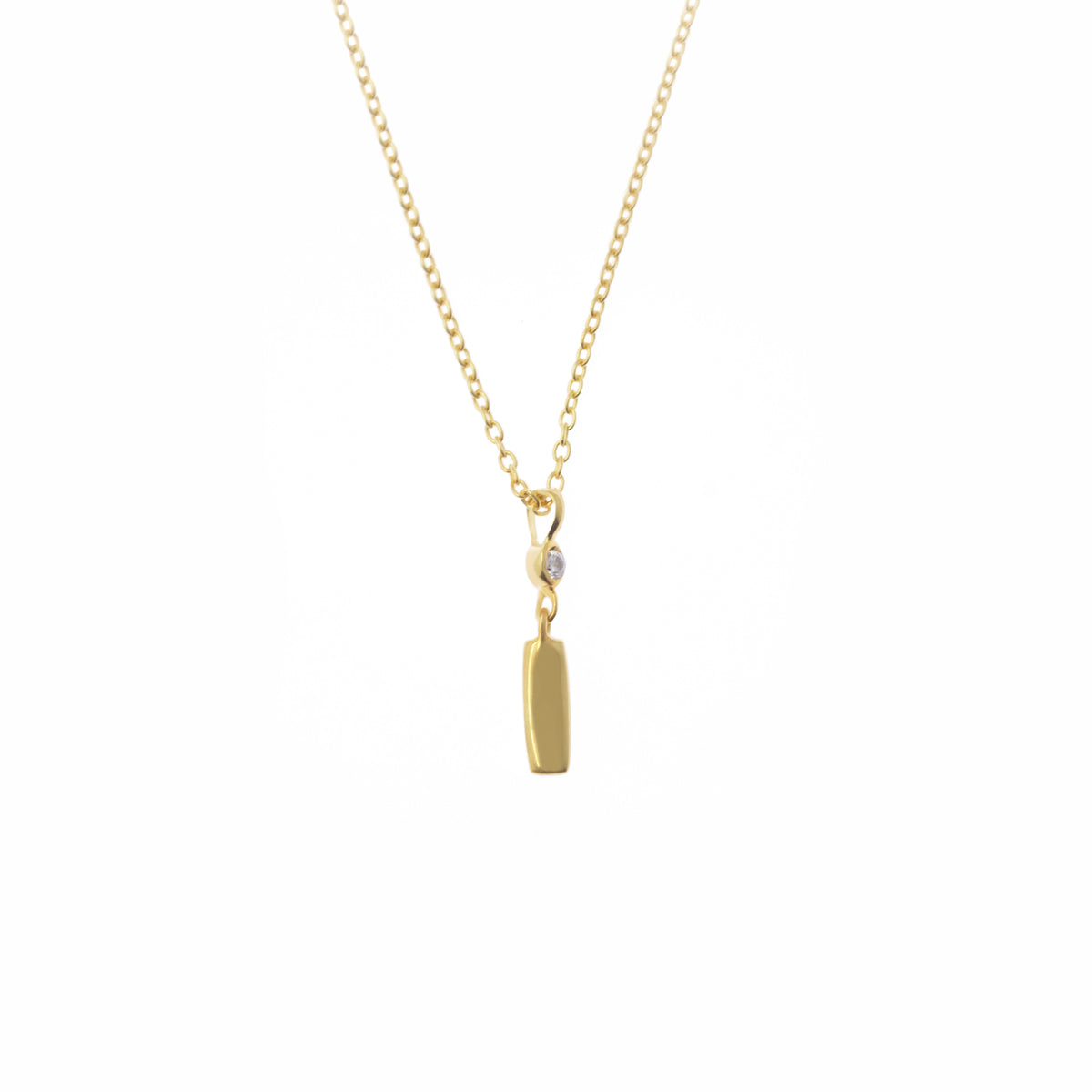 Pendant Alphabet Gold Plated