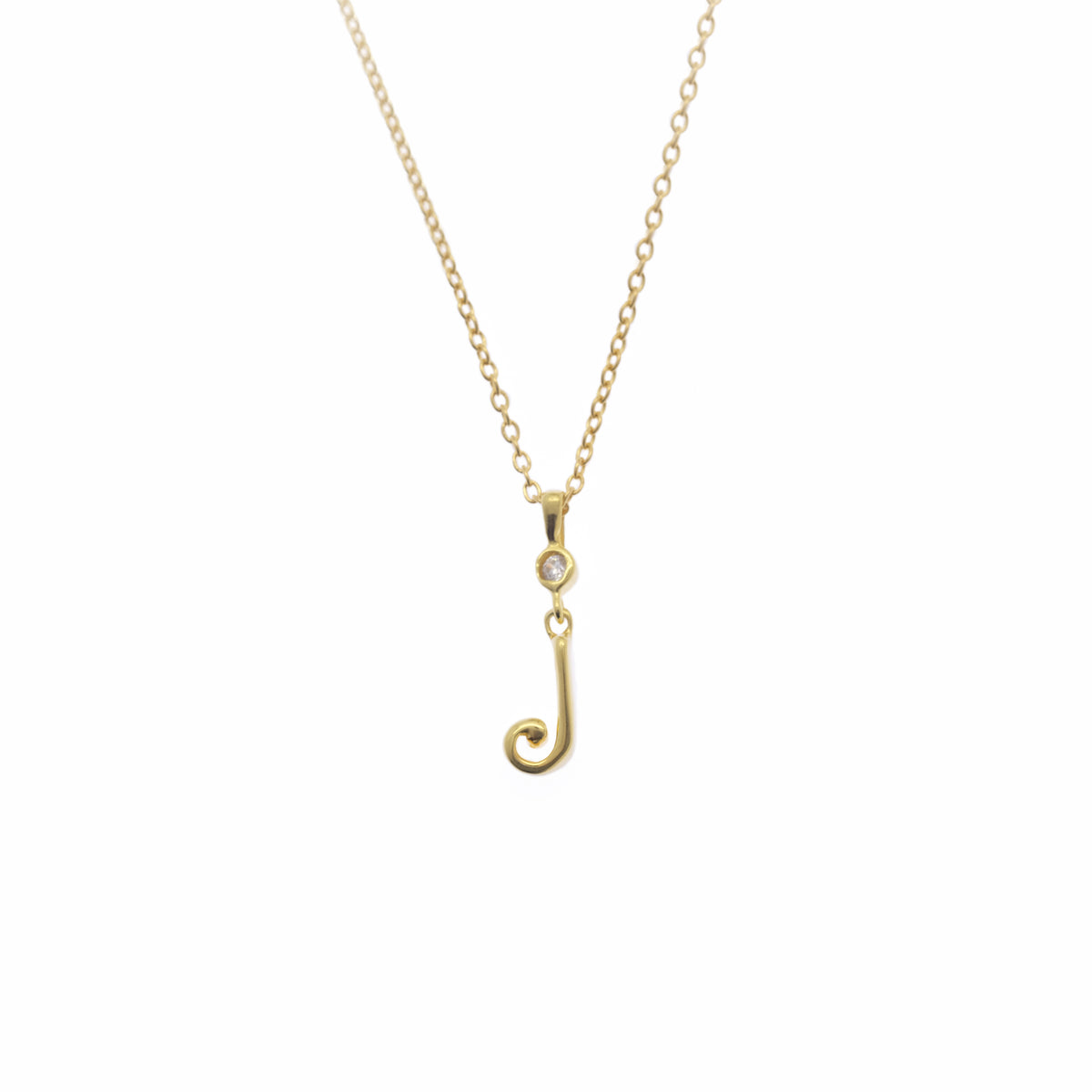 Pendant Alphabet Gold Plated