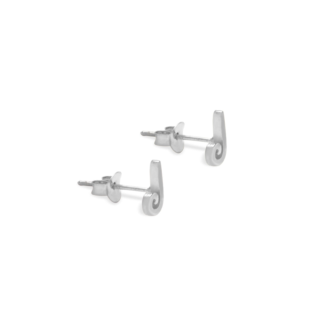 Anting Stud Perak 925 Koleksi Alphabet
