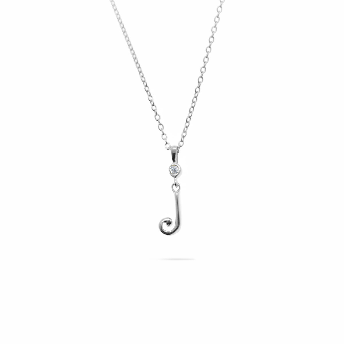 Silver Alphabet Pendant