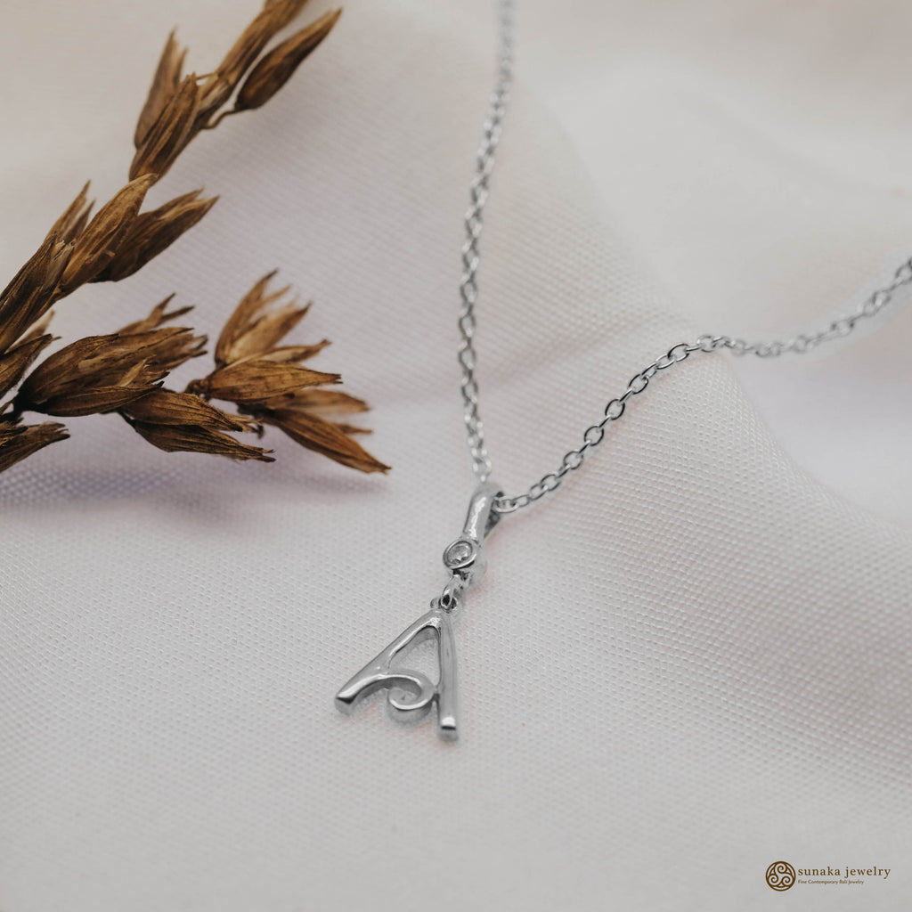 Pendant Alphabet Silver