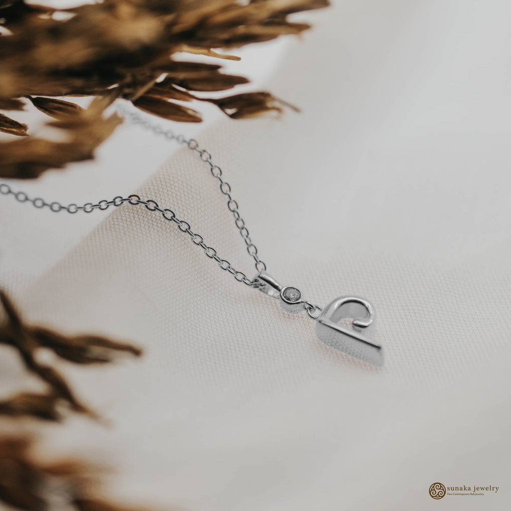 Pendant Alphabet Silver