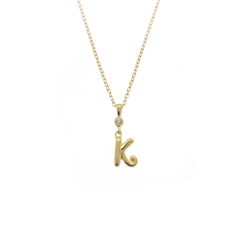 Pendant Alphabet Gold Plated