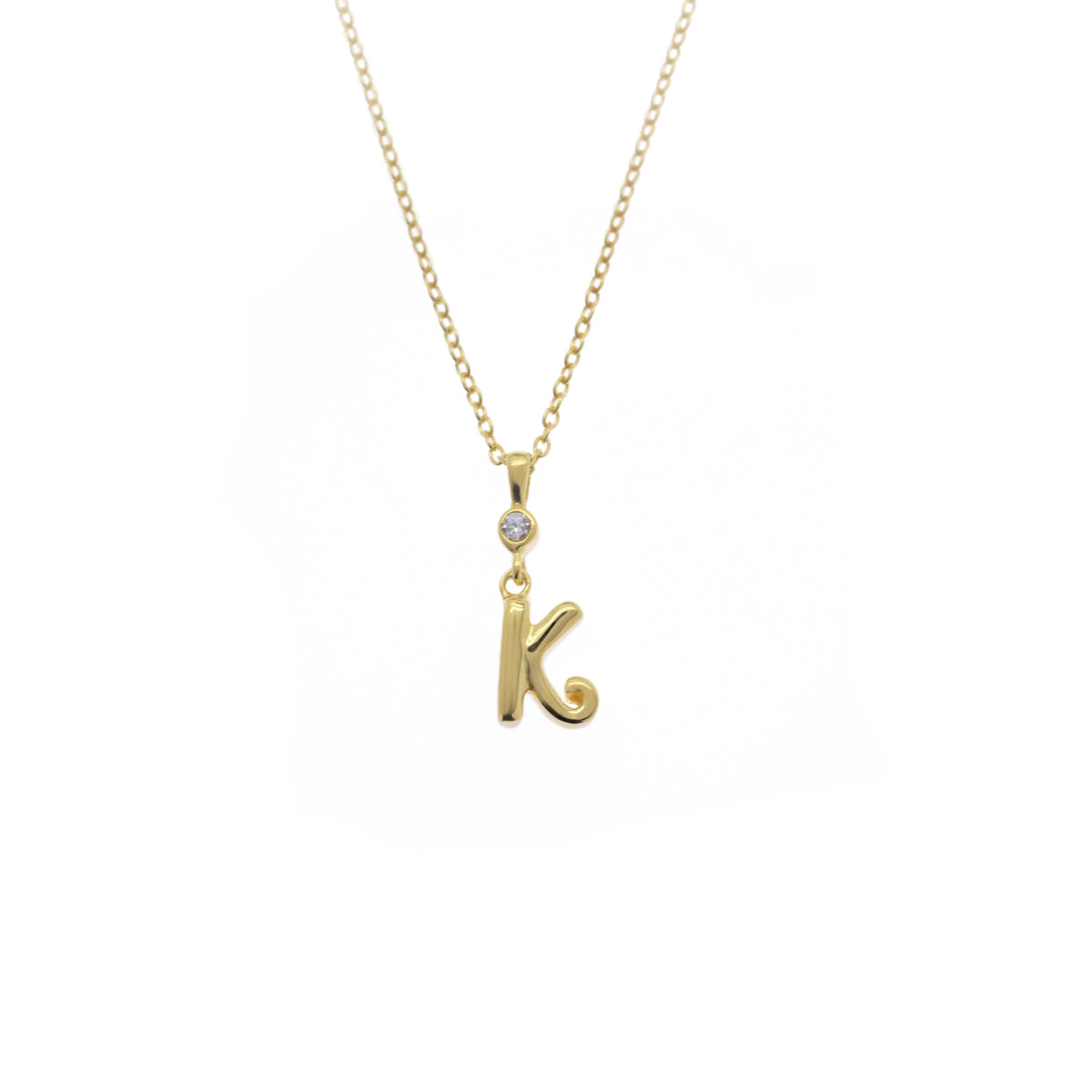 Pendant Alphabet Gold Plated