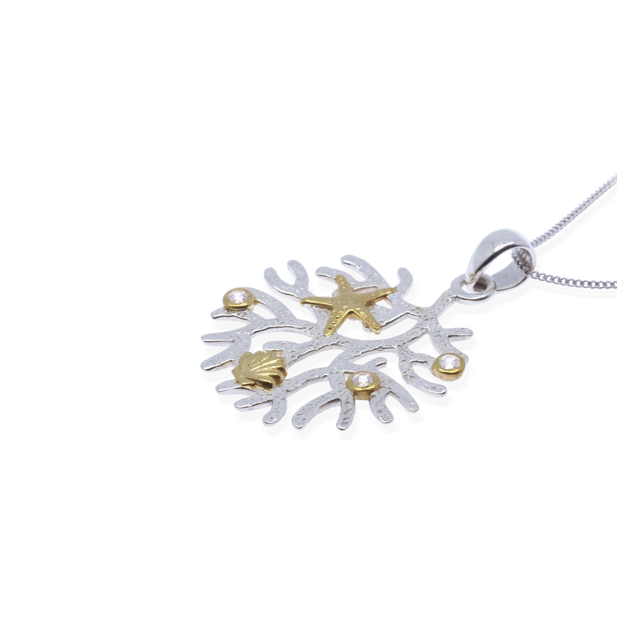 Pendant Perak 925 Koleksi Coral Reef