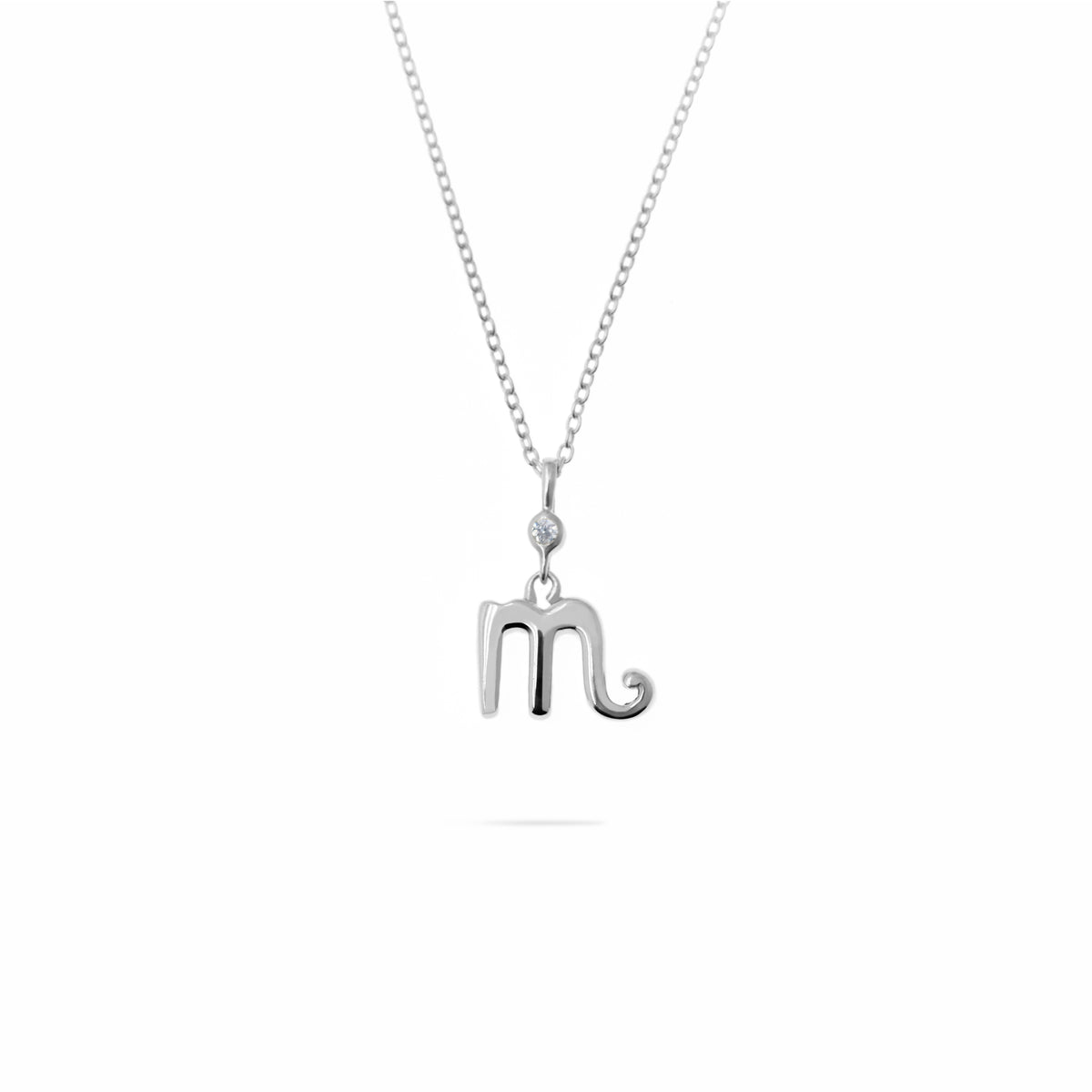Silver Alphabet Pendant