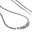 Kalung Perak 925 Koleksi Emas Perak Braided Chain Necklace
