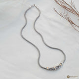 Kalung Perak 925 Koleksi Emas Perak Braided Chain Necklace/N.065B