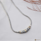 Kalung Perak 925 Koleksi Emas Perak Braided Chain Necklace/N.065C