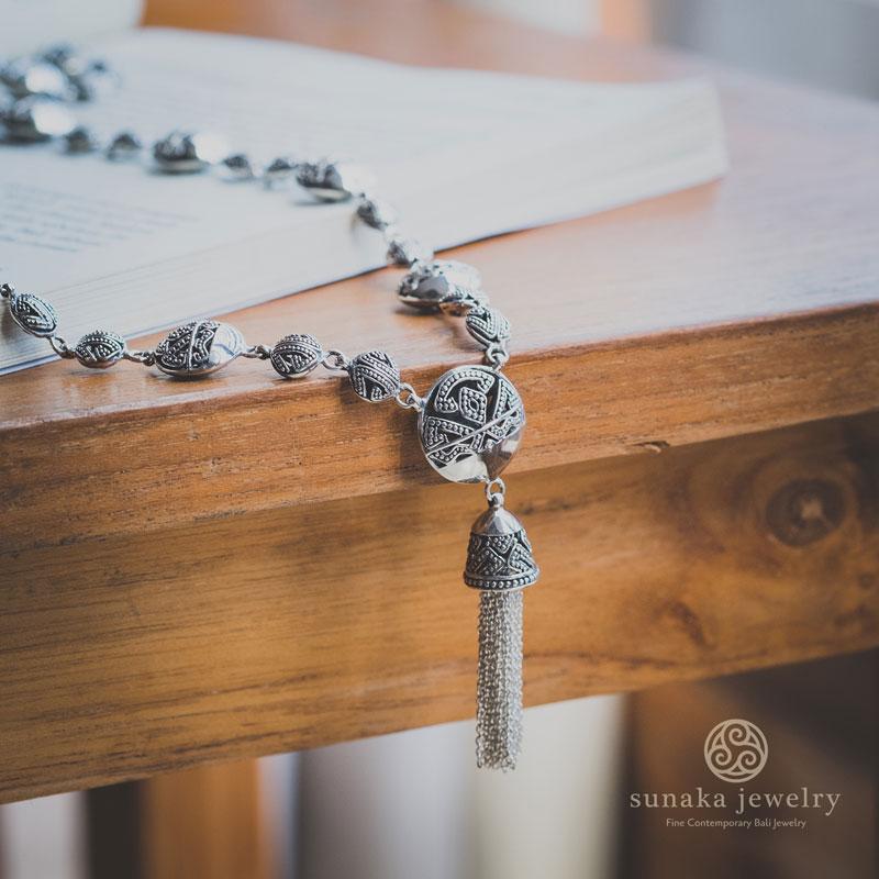 Kalung Perak 925 Koleksi Songket Bali