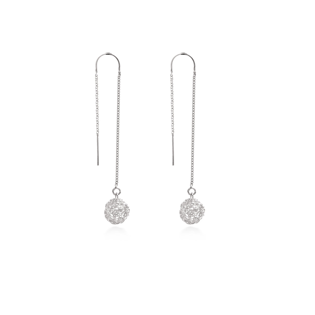 Anting Dangle Ball Perak 925 Koleksi Sebun