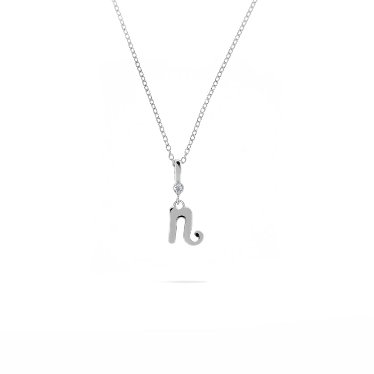 Silver Alphabet Pendant