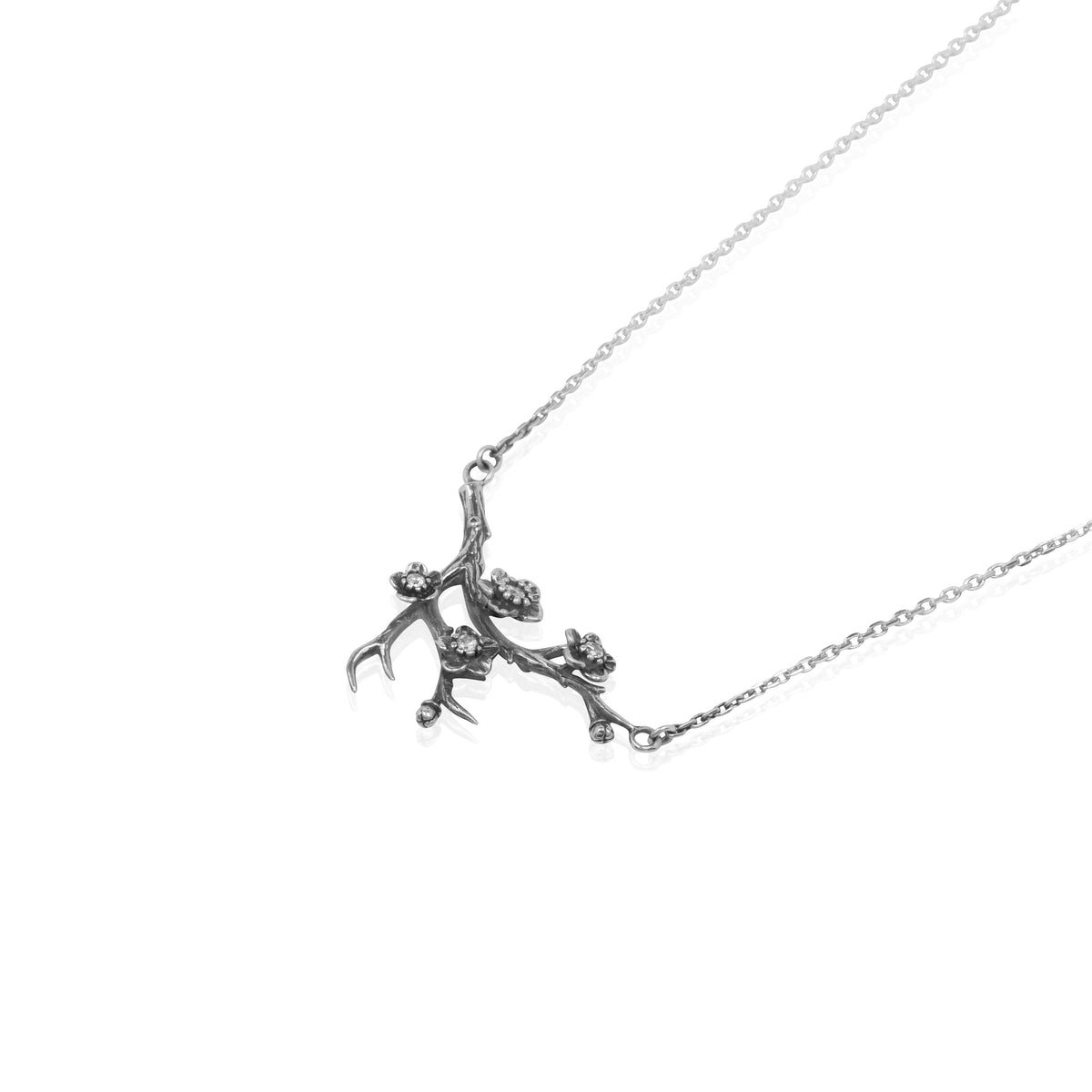 Kalung Perak 925 Koleksi Cherry Blossom Sterling Silver