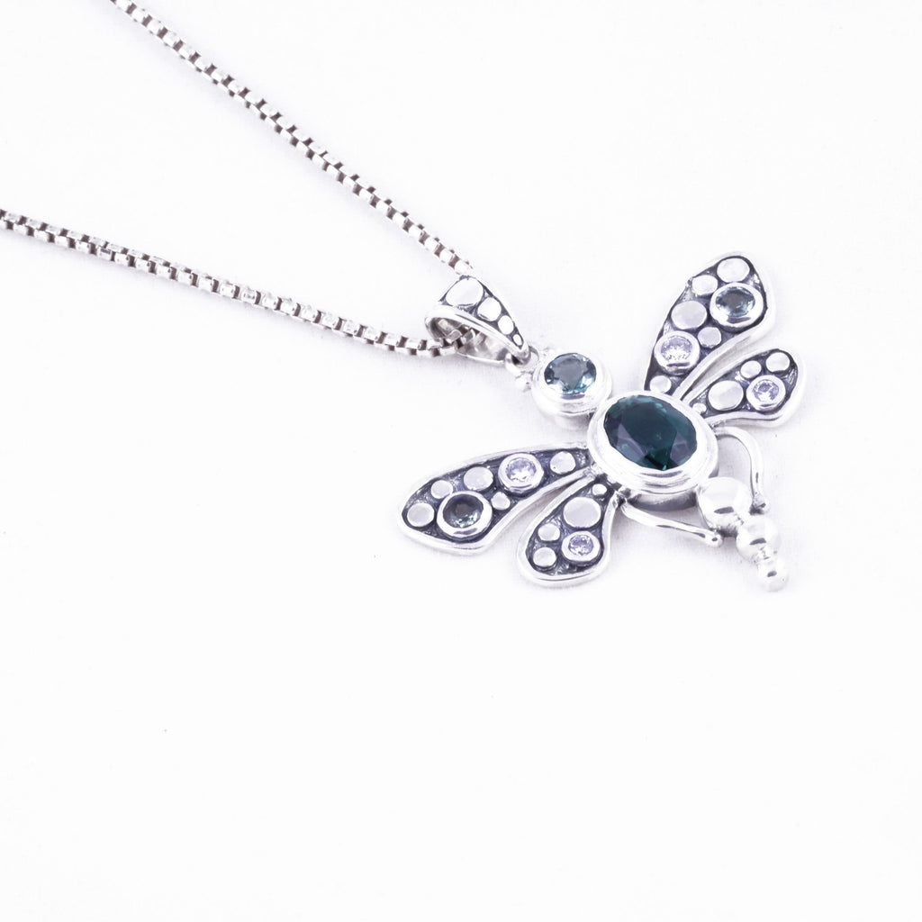 925 Sterling Silver Dragonfly Collection Pendant