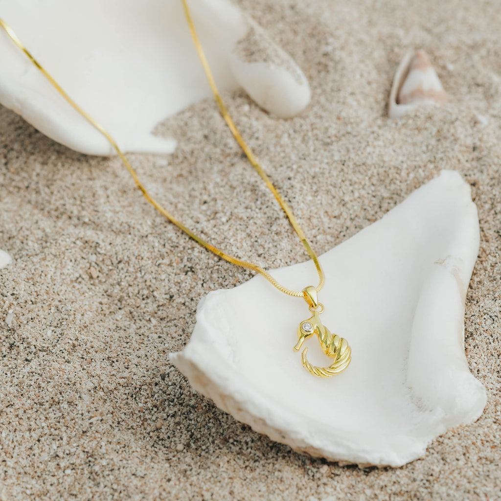 Liontin Perak 925 Koleksi Seahorse ( Pendant Only )