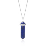Pendant Silver Kristal Lapiz Lazuli Koleksi Pendulum