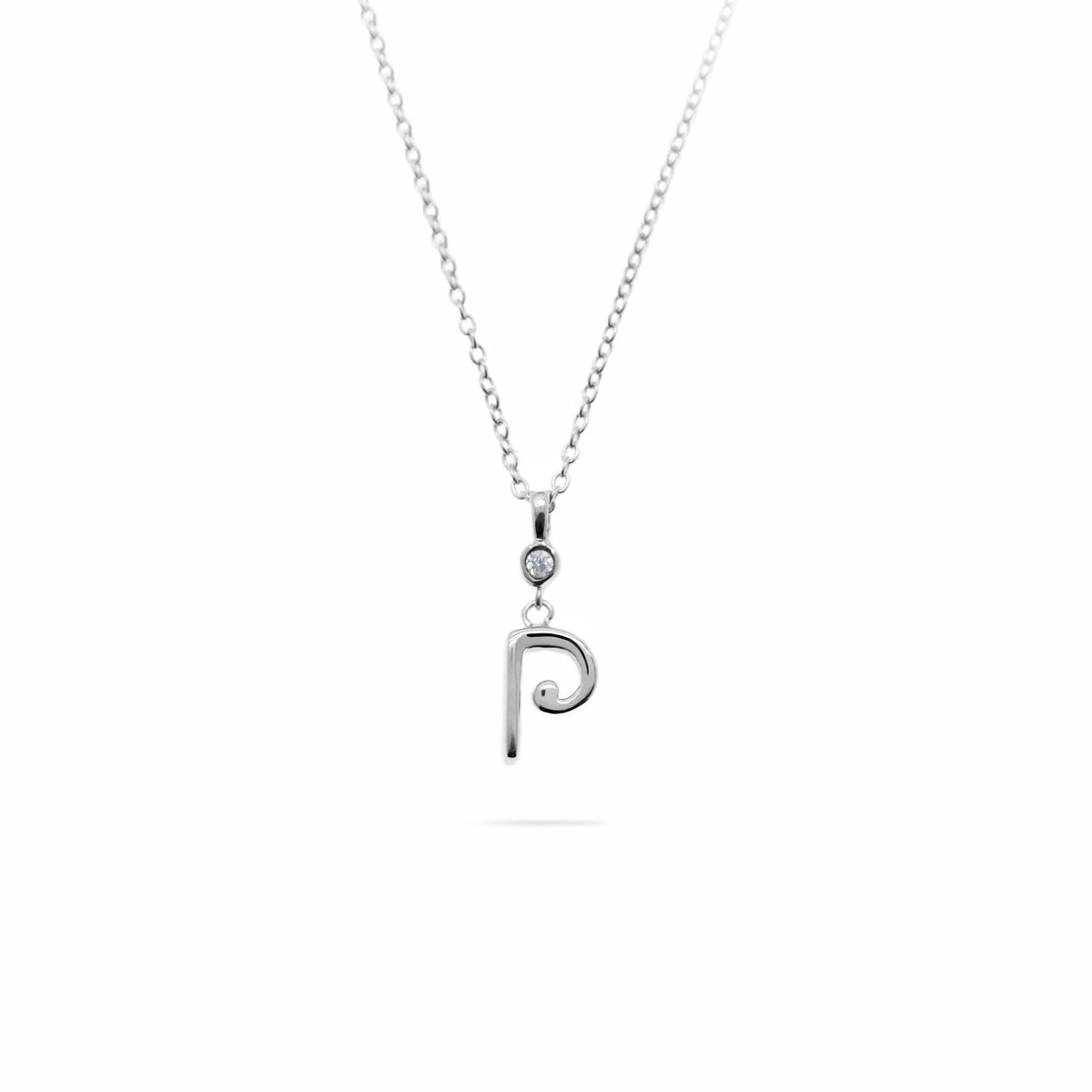 Silver Alphabet Pendant