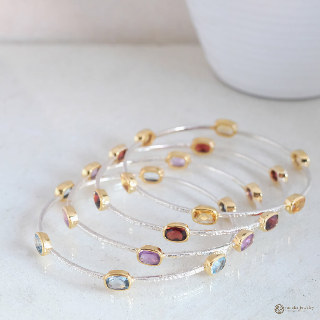Gelang Bangle Perak Koleksi Pelangi Sterling Silver 925