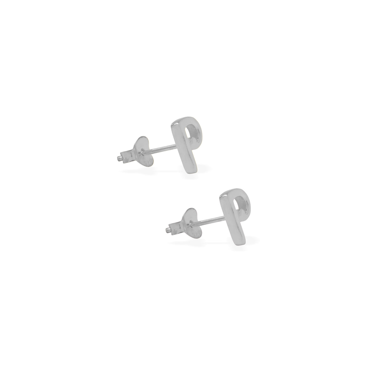 Anting Stud Perak 925 Koleksi Alphabet