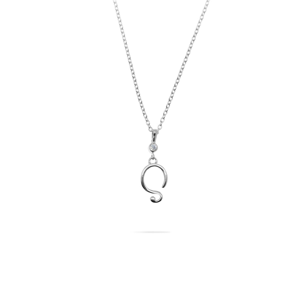 Pendant Alphabet Silver