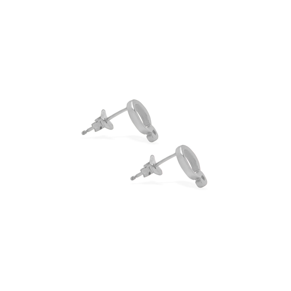 Anting Stud Perak 925 Koleksi Alphabet