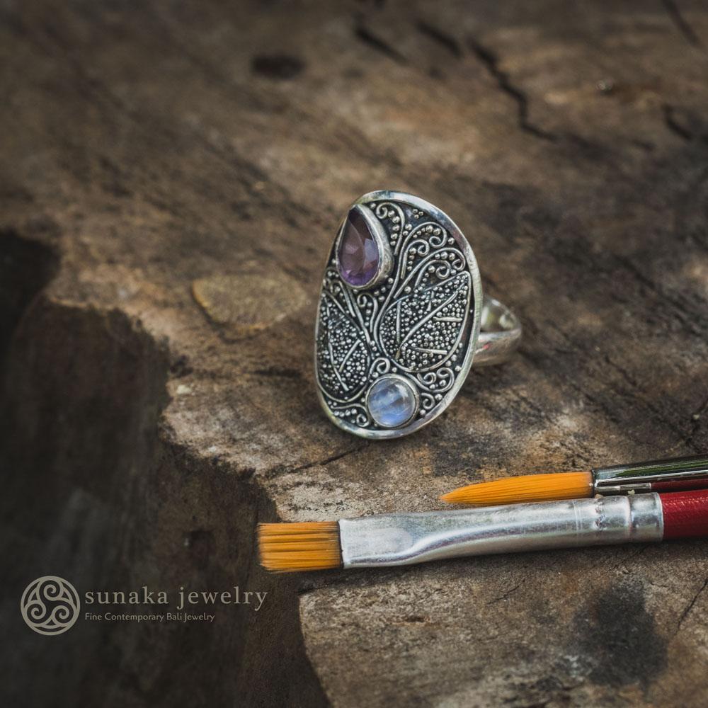Cincin Koleksi Kembang Harum Sterling Silver 925