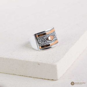 Cincin Perak 925 Koleksi Emas Perak Band Ring