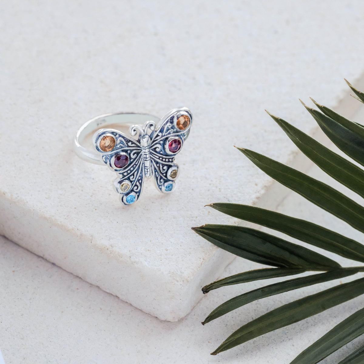 Cincin Perak Koleksi Kupu Kupu Sterling Silver 925