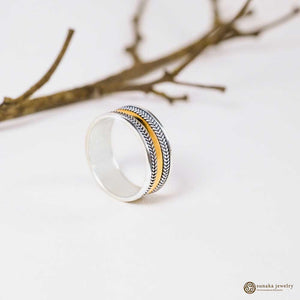 Cincin Perak 925 Koleksi  Emas Perak Mini Ring/R.398