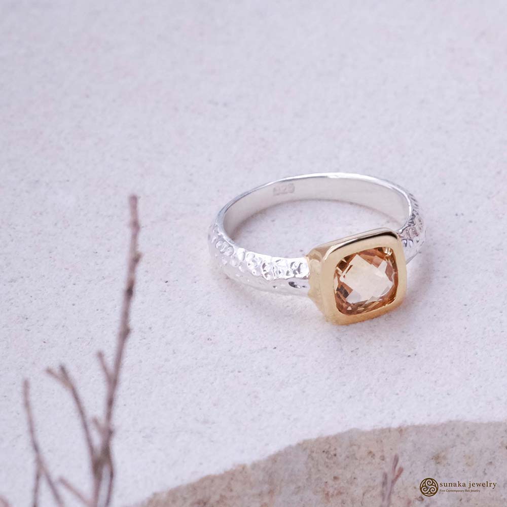 Cincin Perak 925 Koleksi Hammer Permata