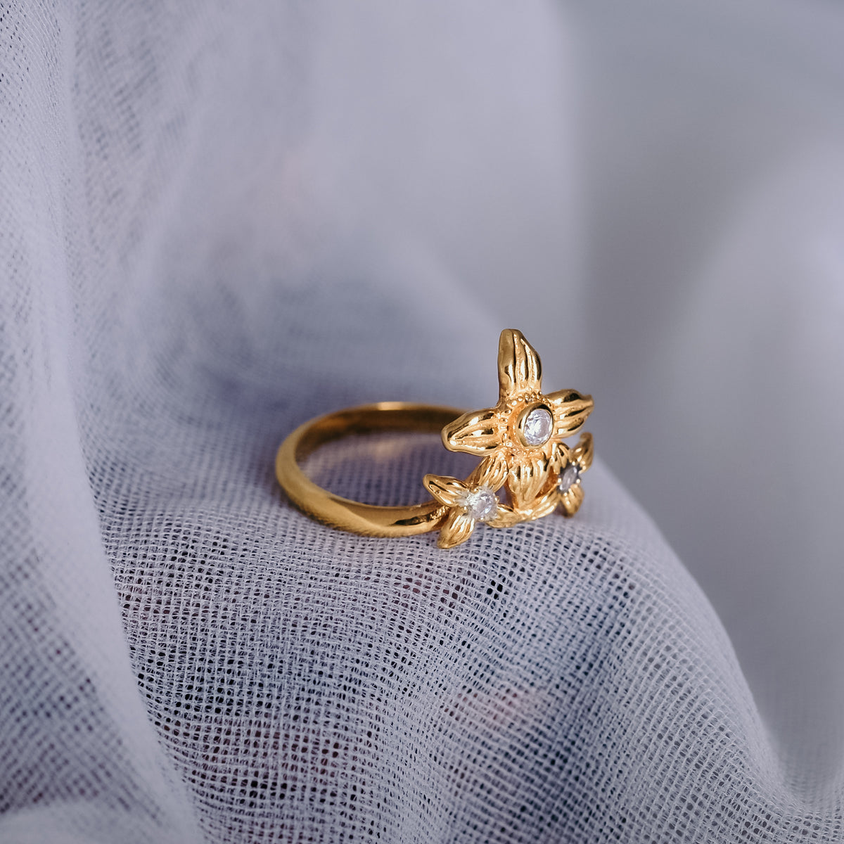 Cincin Kecil Perak 925 Koleksi Asoka Sterling Silver